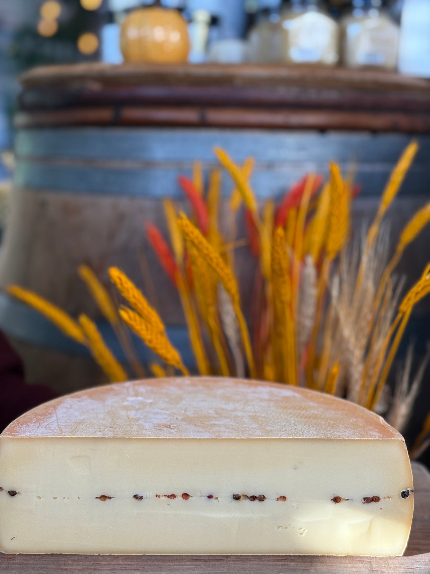 Sliced Pink Peppercorn Raclette